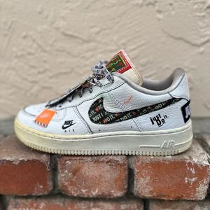 Nike Air Force Ones ‘Just Do It’ (Size 6 GS)